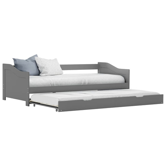 Dormeuse Estraibile senza Materasso Grigia 90x200 cm | homemem39