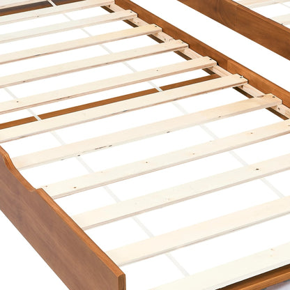 Dormeuse Estraibile senza Materasso Marrone Ambrato 90x200 cm | homemem39