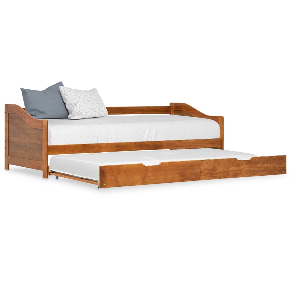 Dormeuse Estraibile senza Materasso Marrone Ambrato 90x200 cm | homemem39