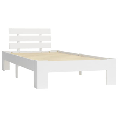 Dormeuse Estraibile senza Materasso Bianca Legno Pino 90x200 cm | homemem39