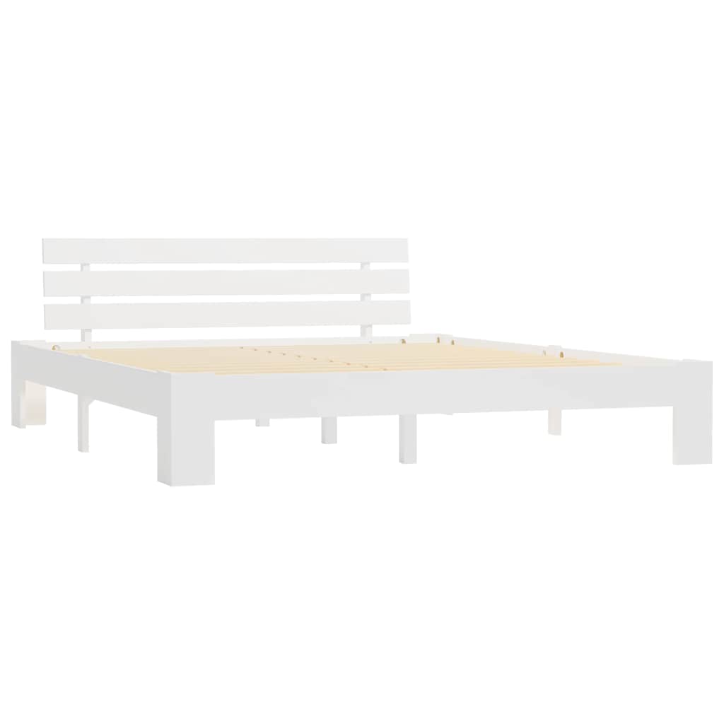 Giroletto senza Materasso Bianco 180x200 cm Legno Massello Pino | homemem39