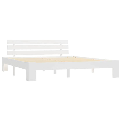 Giroletto senza Materasso Bianco 180x200 cm Legno Massello Pino | homemem39