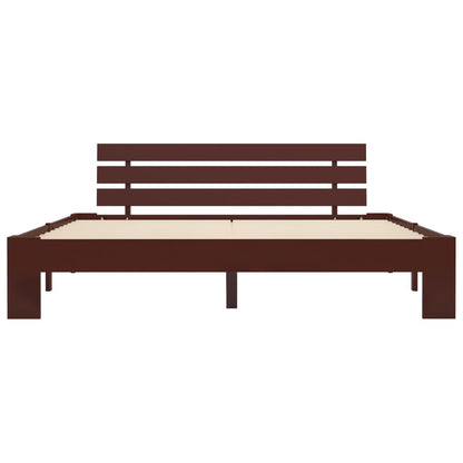 Giroletto senza Materasso Marrone Scuro 180x200 cm in Pino | homemem39