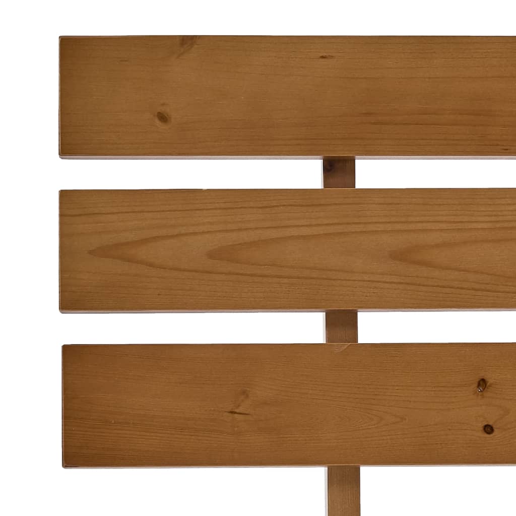 Giroletto senza Materasso Marrone Ambrato 140x200 cm in Pino | homemem39