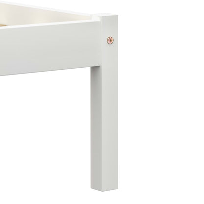 Dormeuse Estraibile senza Materasso Bianca Legno Pino 90x200 cm | homemem39