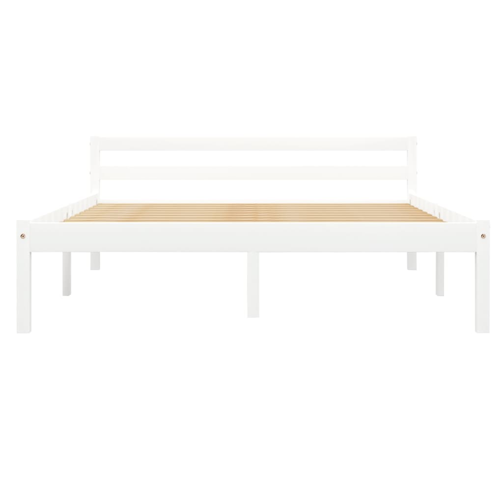 Giroletto senza Materasso Bianco 140x200 cm in Legno di Pino | homemem39