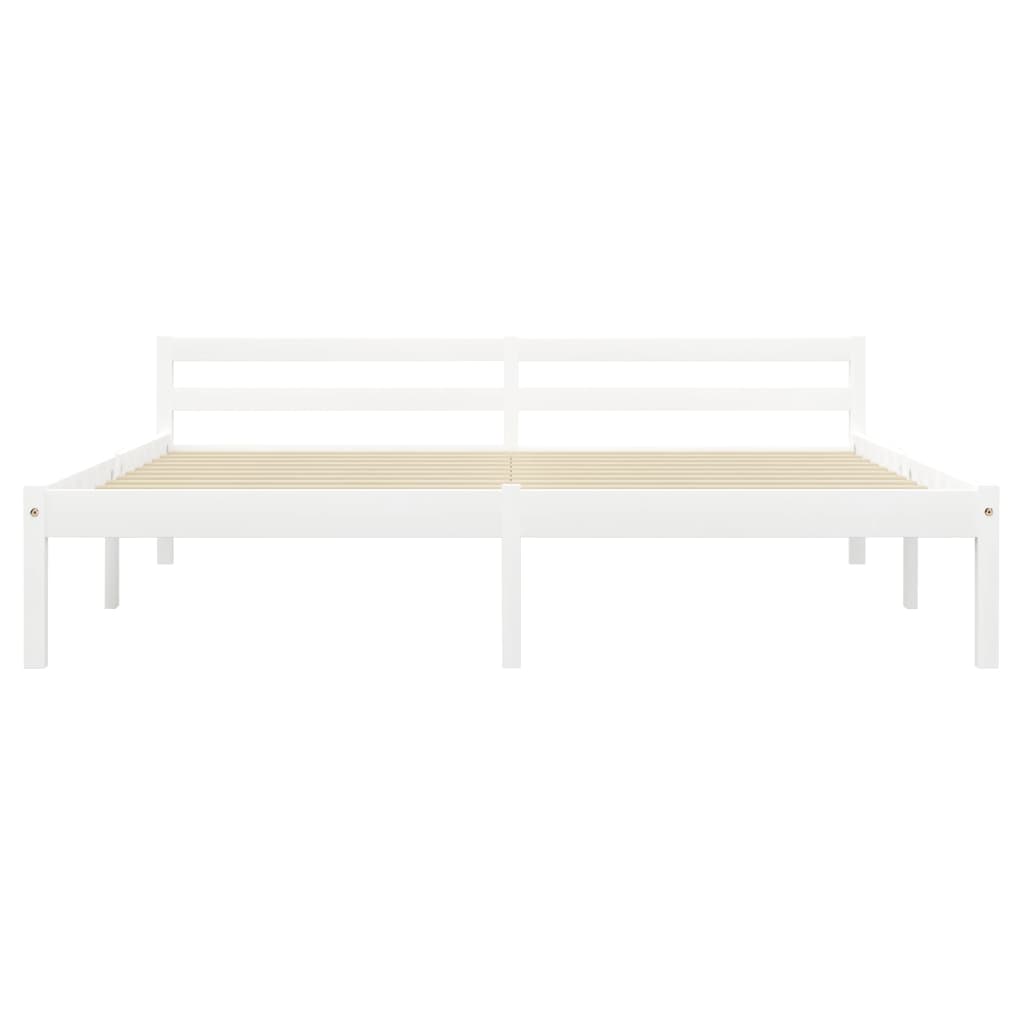 Giroletto senza Materasso Bianco 180x200 cm in Legno di Pino | homemem39