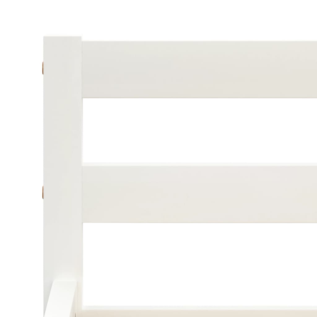 Giroletto senza Materasso Bianco 180x200 cm in Legno di Pino | homemem39
