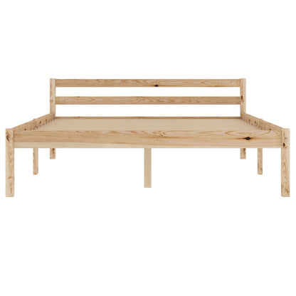 Giroletto senza Materasso 140x200 cm in Legno Massello di Pino | homemem39
