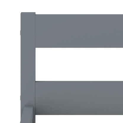 Giroletto senza Materasso Grigio 100x200 cm in Legno di Pino | homemem39