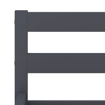 Giroletto senza Materasso Grigio 140x200 cm in Legno di Pino | homemem39
