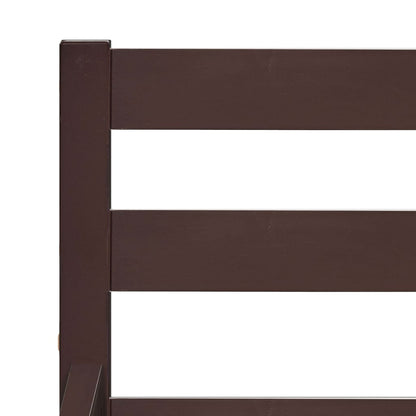 Giroletto senza Materasso Marrone Scuro 120x200 cm Legno Pino | homemem39