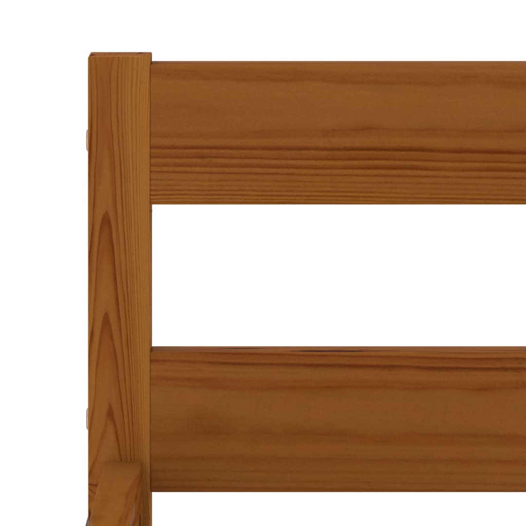 Giroletto senza Materasso Ambrato Legno Massello Pino 90x200 cm | homemem39
