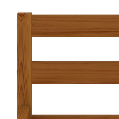 Giroletto senza Materaso Ambrato in Legno di Pino 120x200 cm | homemem39