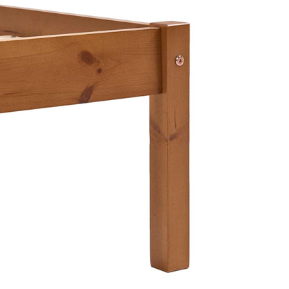 Giroletto senza Materaso Ambrato in Legno di Pino 140x200 cm | homemem39