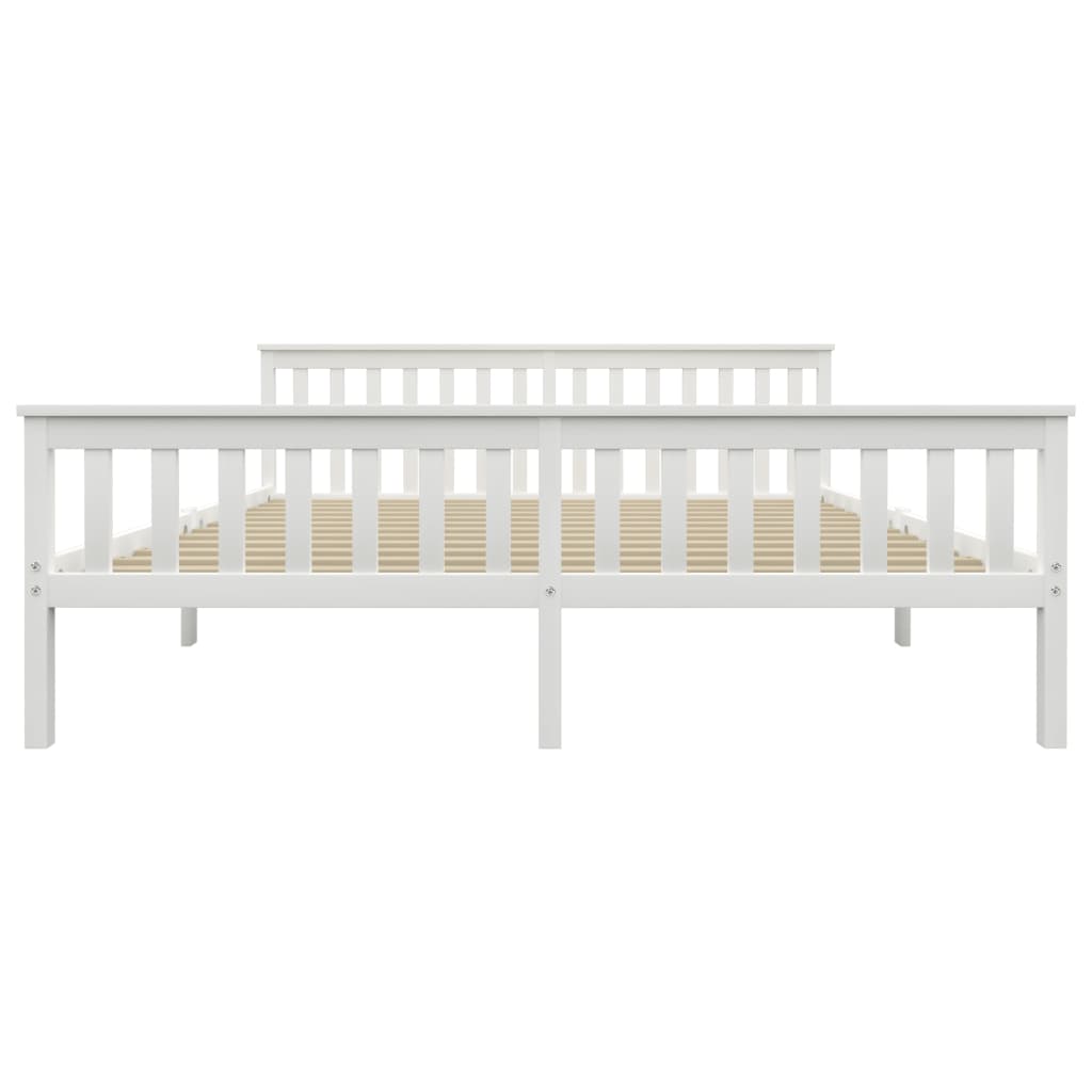 Giroletto senza Materasso Bianco 180x200 cm in Legno di Pino | homemem39