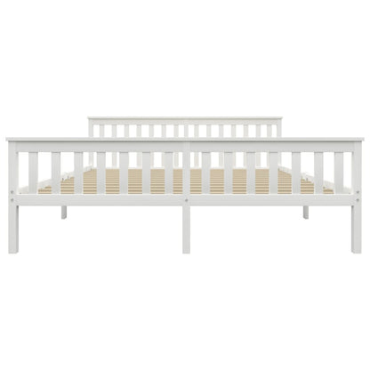 Giroletto senza Materasso Bianco 180x200 cm in Legno di Pino | homemem39