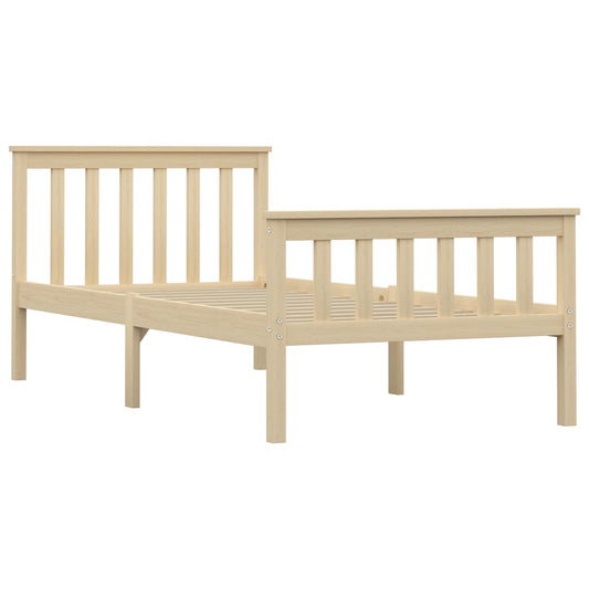 Giroletto senza Materasso Naturale 100x200 cm in Legno di Pino | homemem39