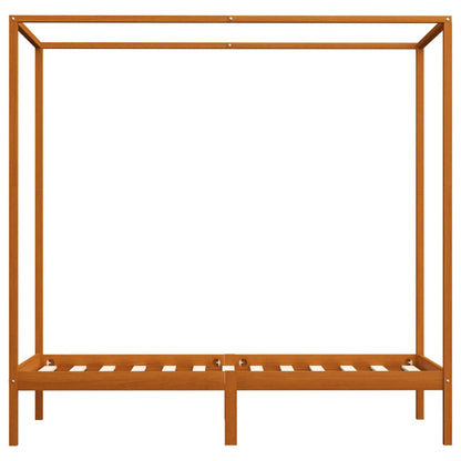Giroletto senza Materasso Ambrato Legno Massello Pino 90x200 cm | homemem39