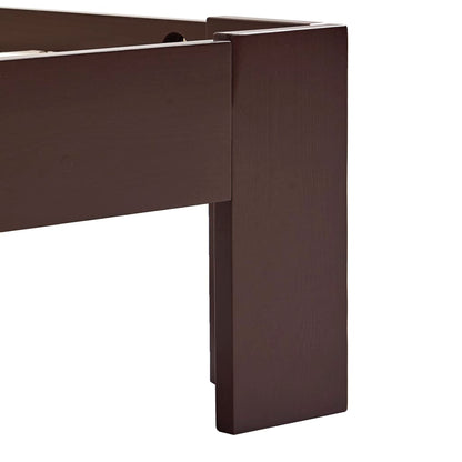 Giroletto senza Materasso Marrone Scuro 90x200 cm Legno Pino | homemem39