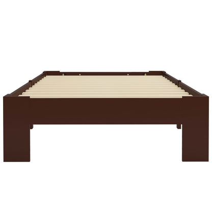 Giroletto senza Materasso Marrone Scuro 100x200 cm Legno Pino | homemem39