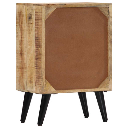 Comodino 40x30x60 cm in Legno Massello di Mango