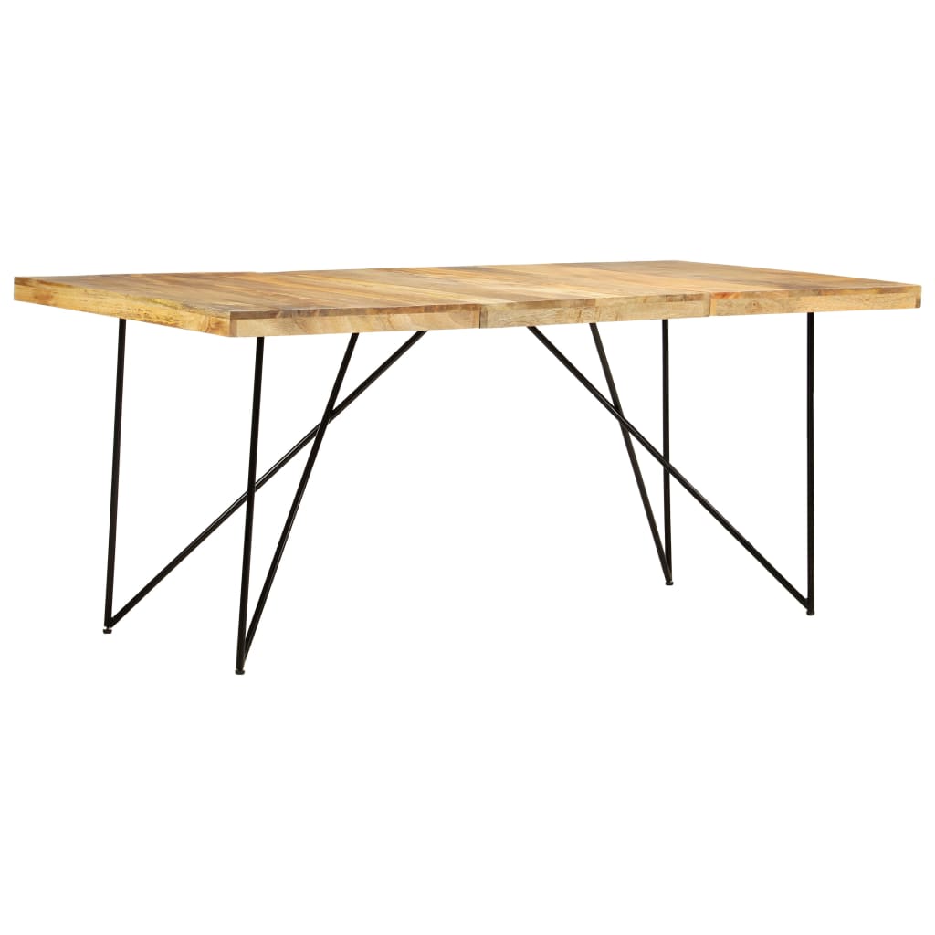 Tavolo da Pranzo 180x90x76 cm in Legno Massello di Mango | homemem39