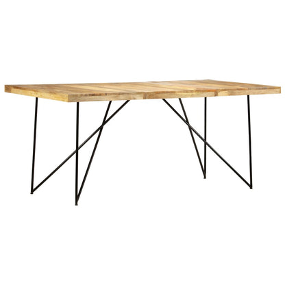 Tavolo da Pranzo 180x90x76 cm in Legno Massello di Mango | homemem39