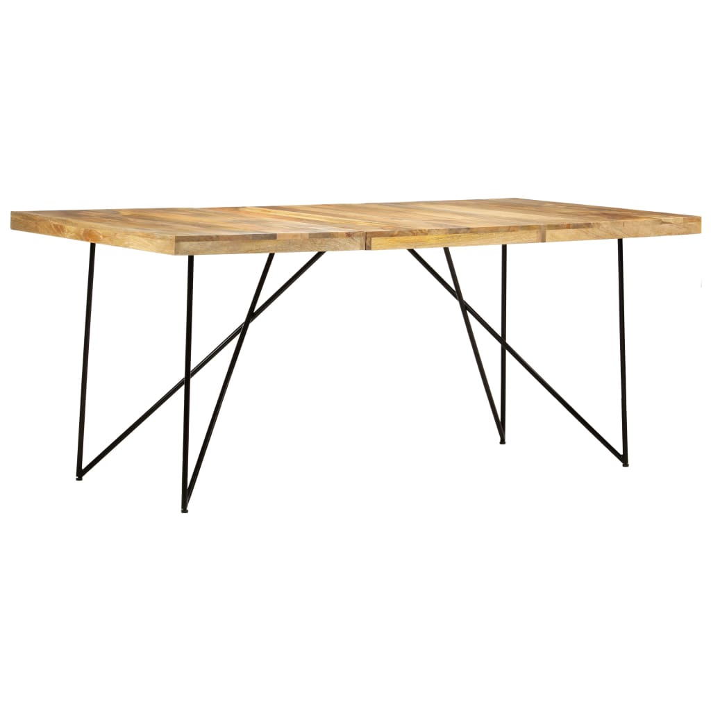Tavolo da Pranzo 180x90x76 cm in Legno Massello di Mango | homemem39