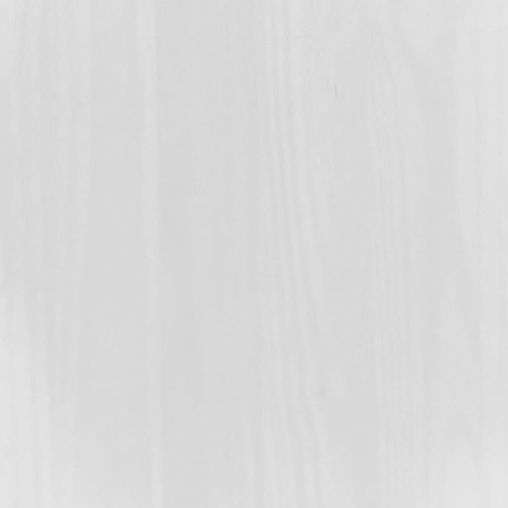 Tavolo Console in Pino Messicano Corona Bianco 90x34,5x73 cm | homemem39