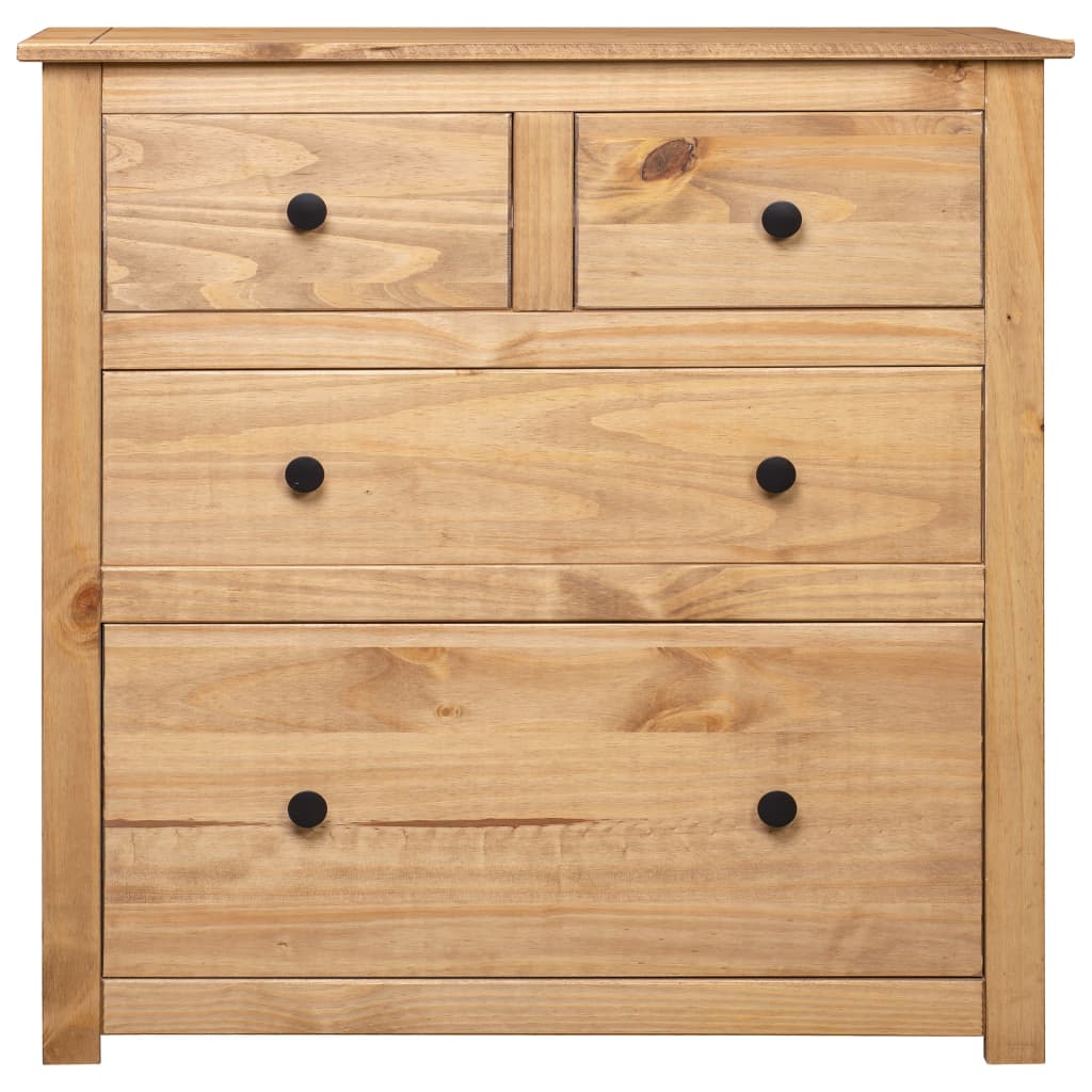 Credenza 80x40x83 cm in Legno Massello di Pino Panama Range