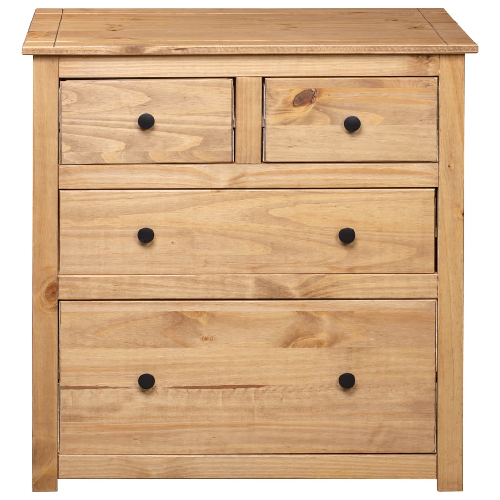 Credenza 80x40x83 cm in Legno Massello di Pino Panama Range