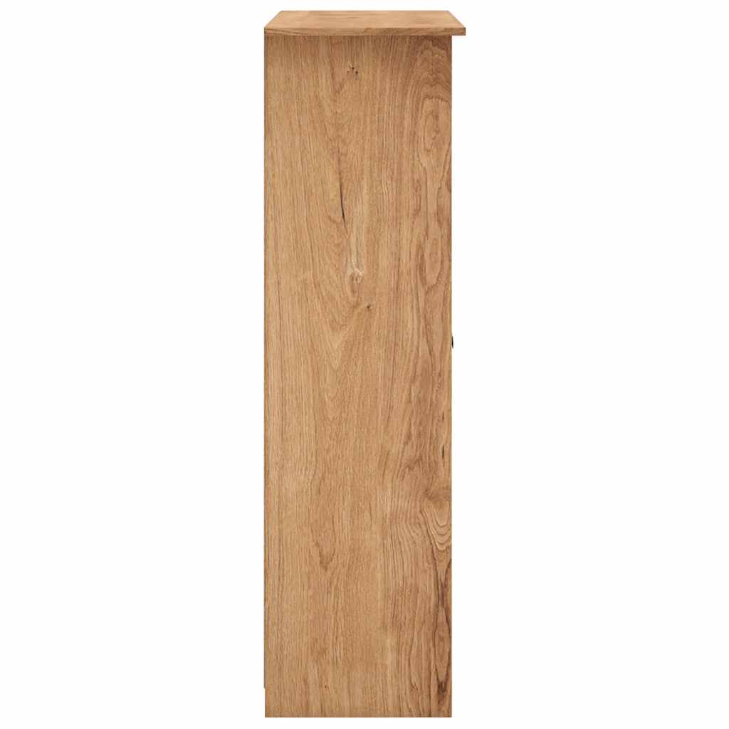 Armadio a 3 Ante 118x50x171,5cm Legno di Pino Panama Range