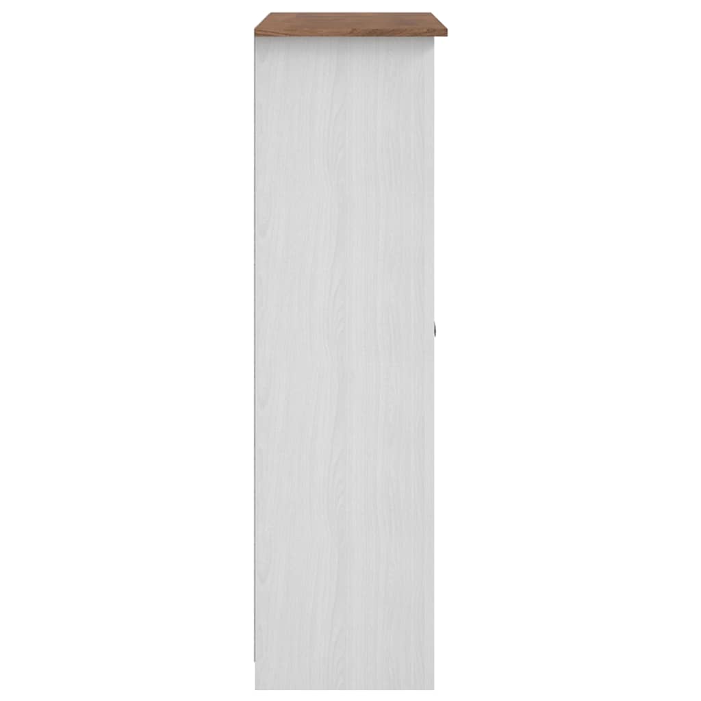 Armadio a 3 Ante Bianco 118x50x171,5cm in Pino Panama Range