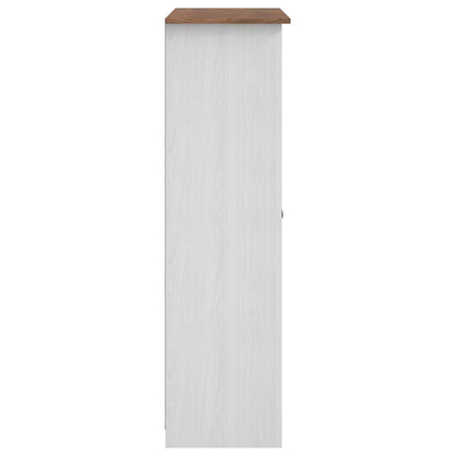 Armadio a 3 Ante Bianco 118x50x171,5cm in Pino Panama Range