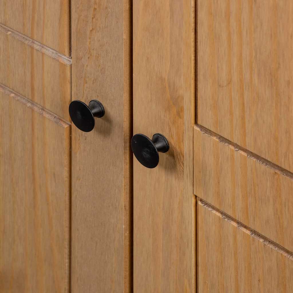 Armadio 80x50x171,5 cm in Legno Massello Pino Panama Range - homemem39