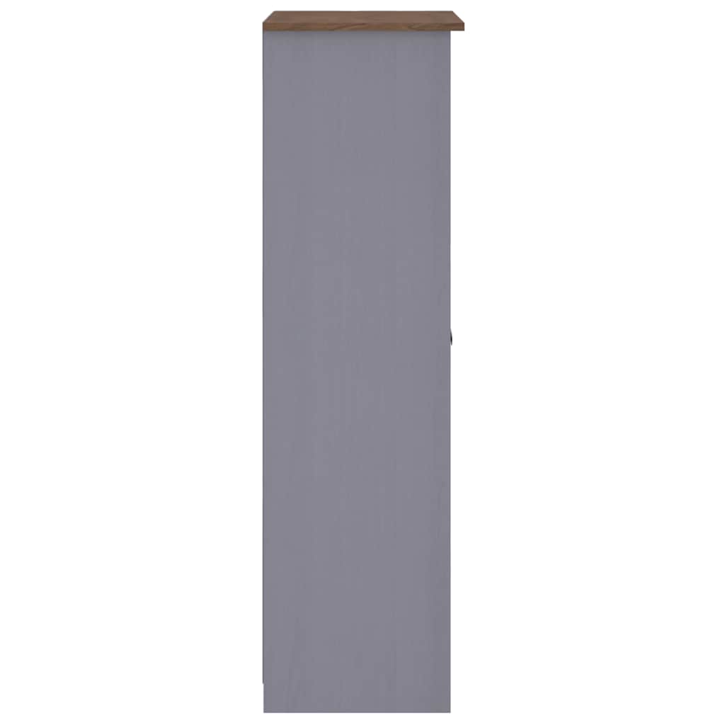 Armadio Grigio 80x50x171,5 cm Legno Massello Pino Panama Range | homemem39