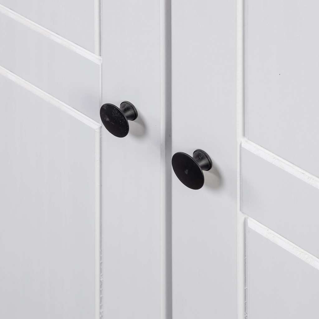 Armadio Bianco 80x50x171,5 cm Legno Massello Pino Panama Range | homemem39