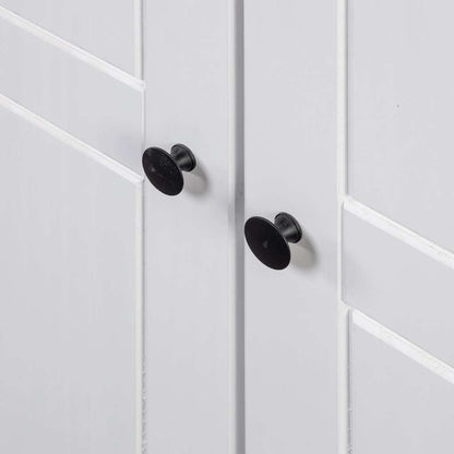 Armadio Bianco 80x50x171,5 cm Legno Massello Pino Panama Range | homemem39