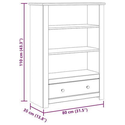 Libreria  80x35x110 cm in Pino Massello Panama Range | homemem39
