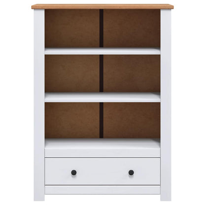 Libreria Bianca 80x35x110 cm in Pino Massello Panama Range