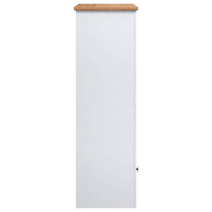 Libreria Bianca 80x35x110 cm in Pino Massello Panama Range | homemem39