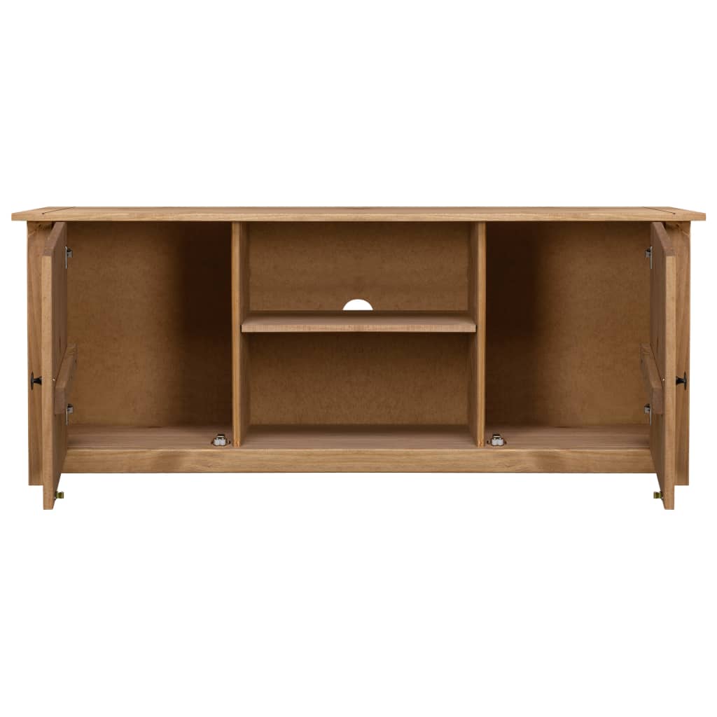 Moble TV 120x40x50 cm in Solid Panama Range Pine Wood