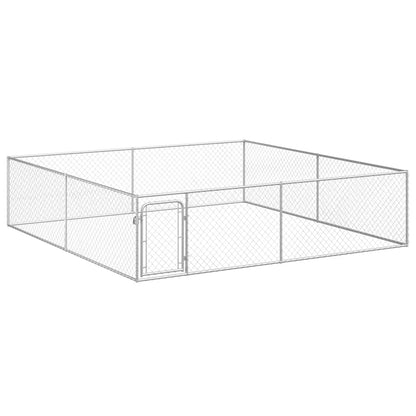 Canile da Esterno in Acciaio Zincato 4x4x1 m