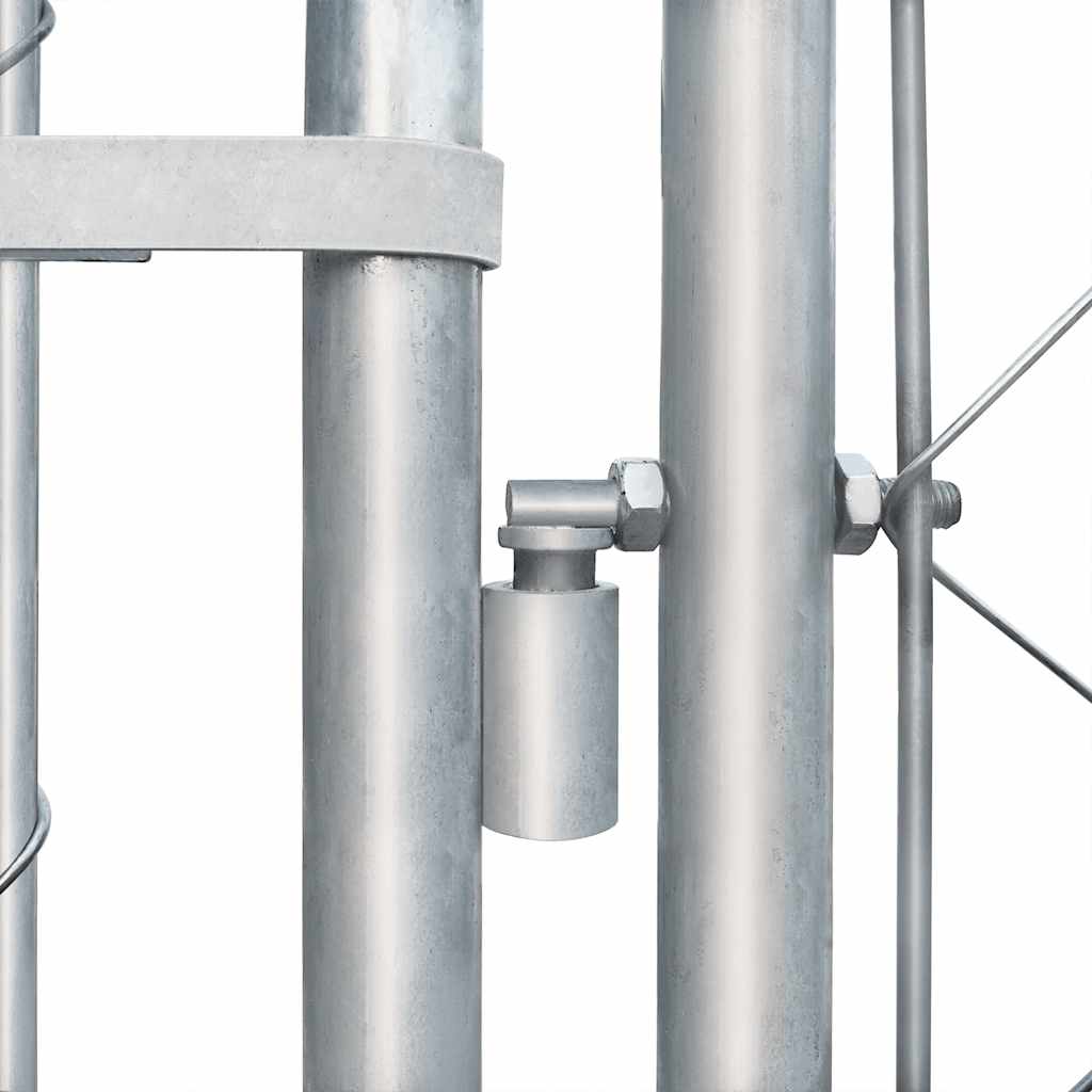 Canile da Esterno in Acciaio Zincato 4x4x1 m