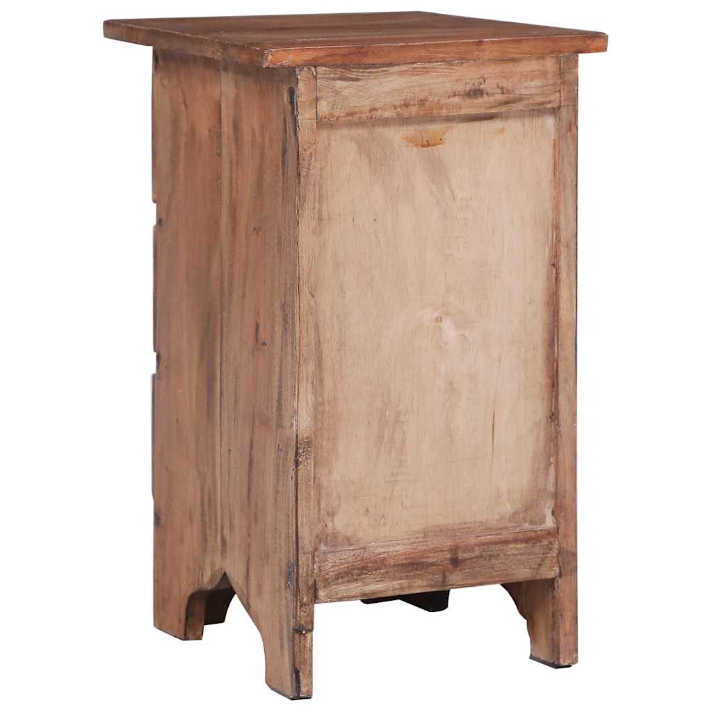 Comodino 30x30x51 cm in Legno Massello di Mogano