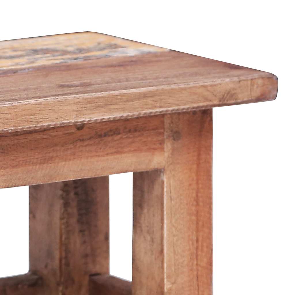 Tavolini Impilabili 2 pz in Legno Massello di Mogano