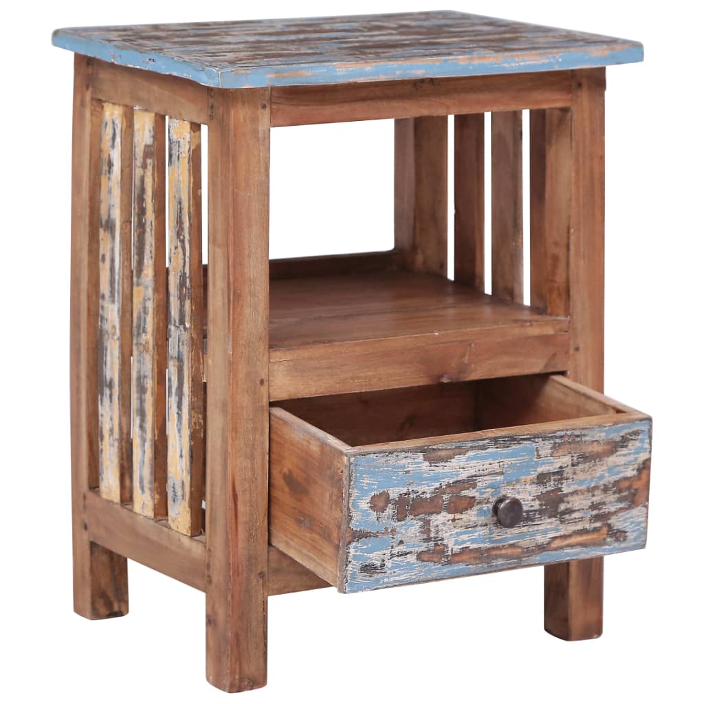 Comodino 41x30x50 cm in Legno Massello di Mogano | homemem39