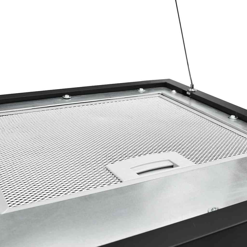 Cappa da Cucina ad Isola Sospesa LCD Sensore 37 cm in Acciaio