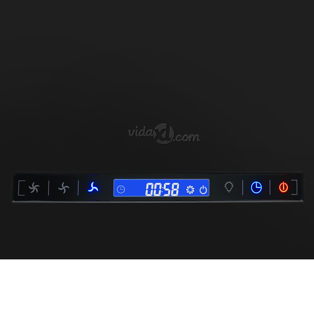 Cappa da Cucina ad Isola Sospesa LCD Sensore 55 cm in Acciaio